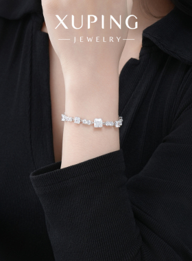 旭平彩宝系列方糖方形手链女轻奢小众设计高级感精致甜美气质手饰