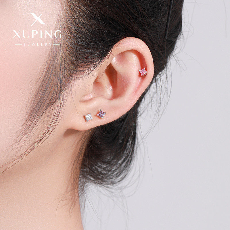 艳艳【拍2】气质ins风简约耳钉精致易搭日常通勤时尚耳环