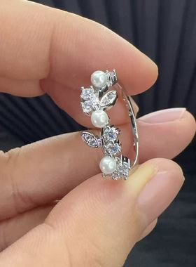 旭平花环仿珍珠戒指法式优雅精致