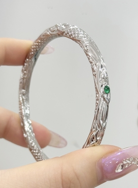 旭平ins个性时尚手镯类似款 情侣手环饰品仿黄金色