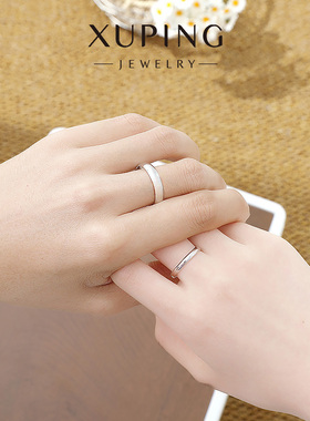 旭平【拍2】素圈光面戒指约2mm5mm食指戒ins中性冷淡风情侣戒赠盒