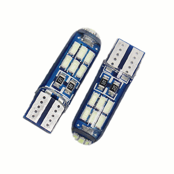 Car LED width light T10 4014 15SMD silicone high-brightness width light license plate light modified car headlight