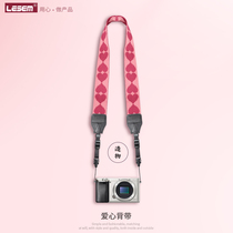 Camera Braces Retro Shoulder Strap Single Anti Micro Single Braces Camera Fashion Photography Braces Hang Neck Art Cute Rope Hanging Strap Suitable for Canon beat Sony Nikon Fuji