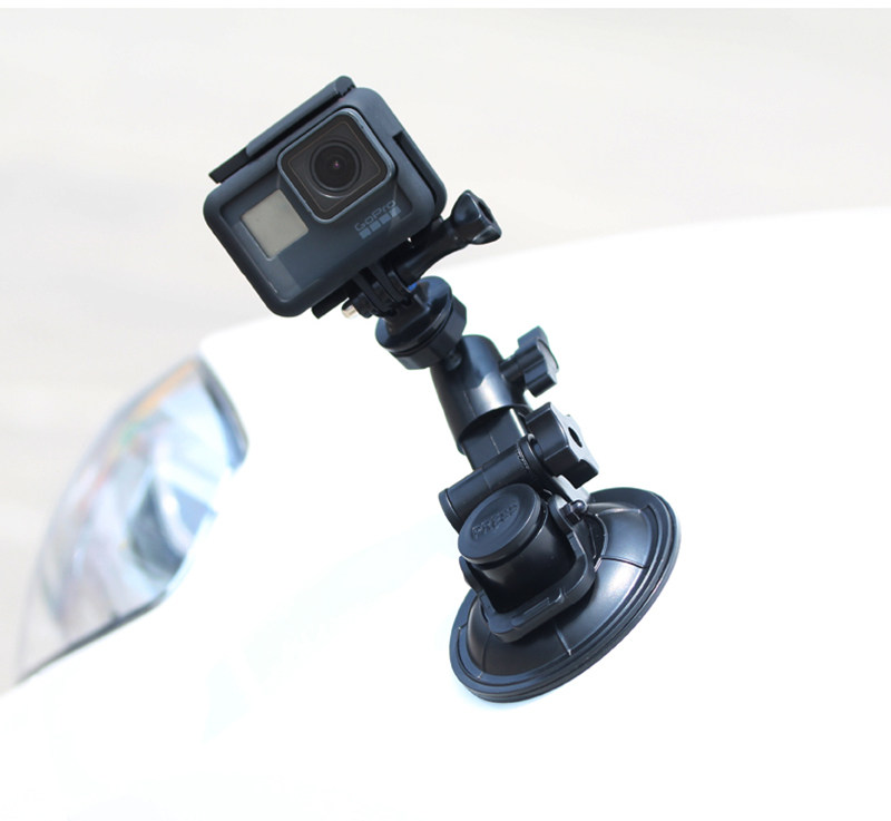 Gopro吸盘大疆osmoaction车载支架 强力汽车支架吸盘支架可调节 力优数码专营店 淘优券