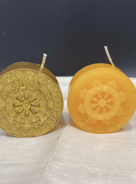 特色手工轮蜡烛纯手工
