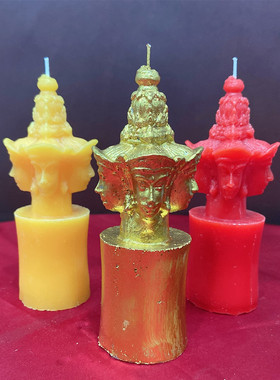 特色手工造型蜡烛四面佛蜡烛