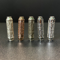 Top tripod Buddhist Thailand Buddhas brand white mine tube tower solid pure silver hand refining