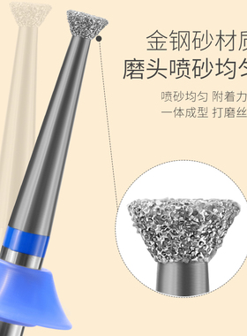 AMDMG钨钢飞碟美甲打磨头