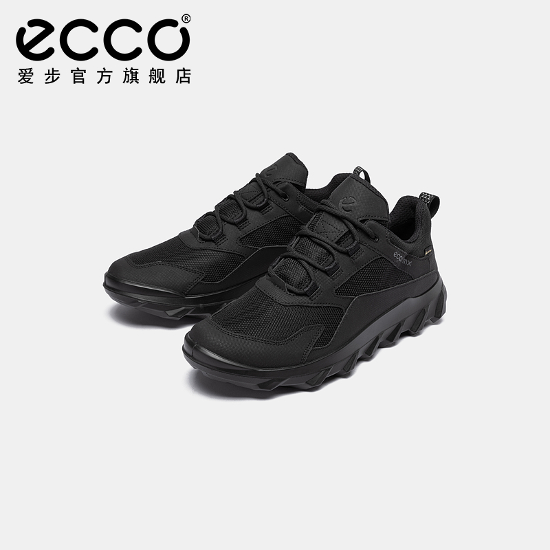 ECCO爱步老爹鞋男 黑色百搭潮流轮胎鞋运动  驱动820194 - 图1