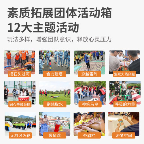 菲创时代心理游戏活动道具器材包团体辅导工具教具团辅箱中小学版 - 图1