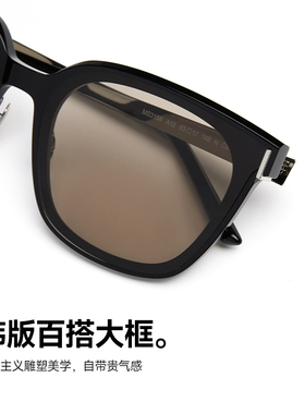 肖战同款陌森墨镜26年新品偏光防晒防紫外线方框百搭太阳镜MS3158