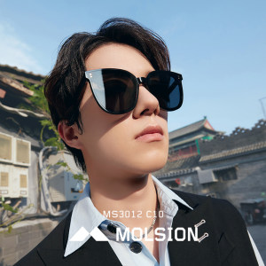 陌森猫眼眼镜女韩版太阳镜男开车专用防紫外线墨镜MS3012