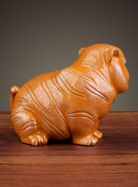 铜老虎生肖虎摆件彩铜小萌虎礼品