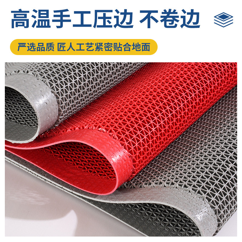 高端室外入户门地垫门口排水专用柔软可定制裁剪商用防滑迎宾地毯