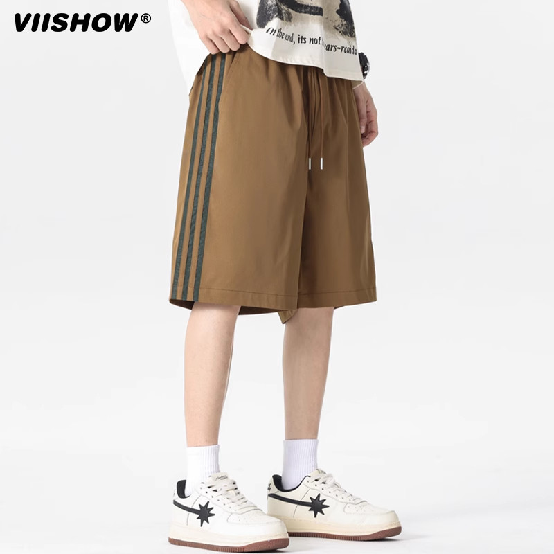 VIISHOW男士冰丝短裤夏季男款薄运动裤子外穿休闲大码胖子五分裤,淘宝优惠券,粉丝福利购,淘宝优惠卷