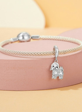 泰迪狗DIY配件饰品925纯银