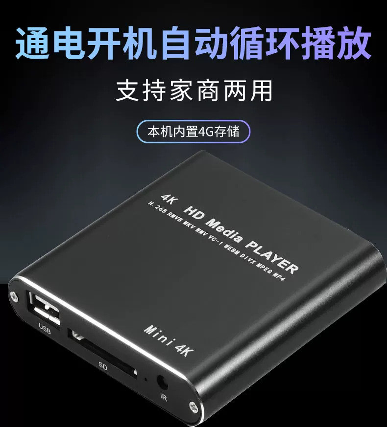Плеер Blu-ray Melimore M28 HD с автоматическим воспроизведением по кругу, 4K, Admiral U Disk PPT, проигрыватель-плюс-бокс