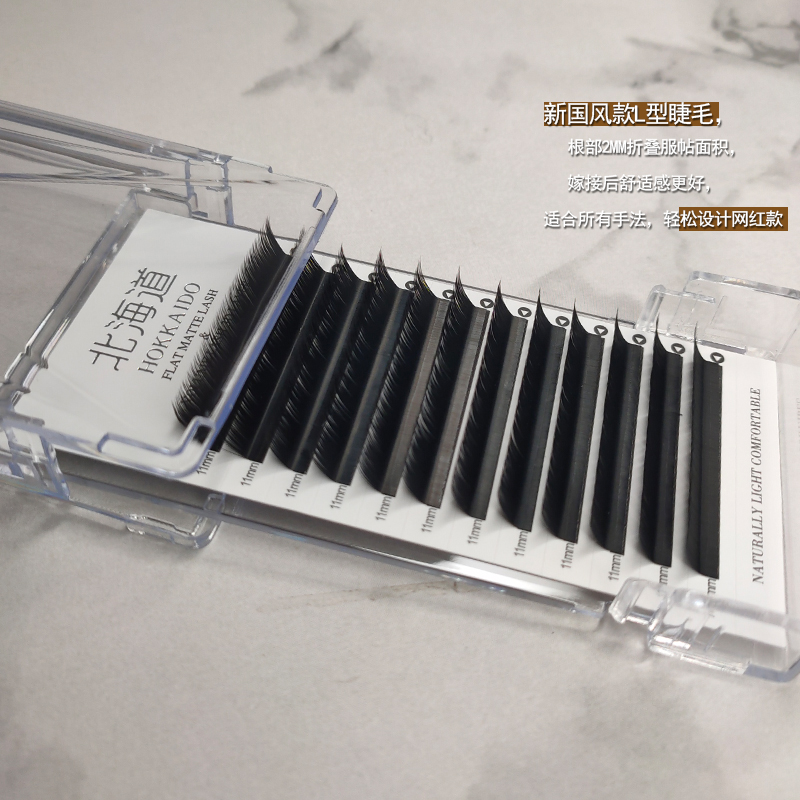 国风LB/LC山茶花睫毛嫁接L婴儿弯LJLD型新中式狐系漫画美睫店专用 - 图3