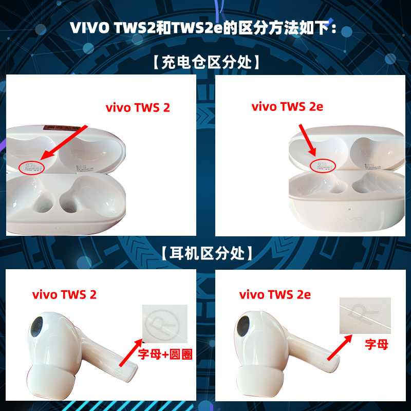 单卖vivo TWS2蓝牙耳机vivotws2/3补配左耳右耳充电仓单原装品质 - 图2