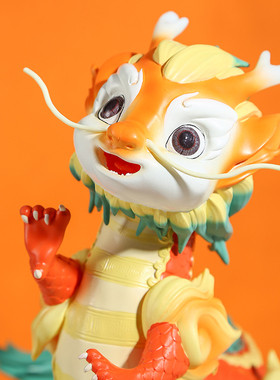 正版2024年龙辰辰吉祥物摆件龙行龘龘本命年礼物总台文创手办礼品