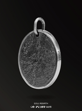 wuyin无垠骷髅925银复古金属吊坠