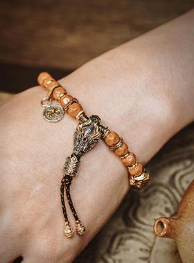 WUYIN无垠文玩配饰巨蛇脊椎.绳束