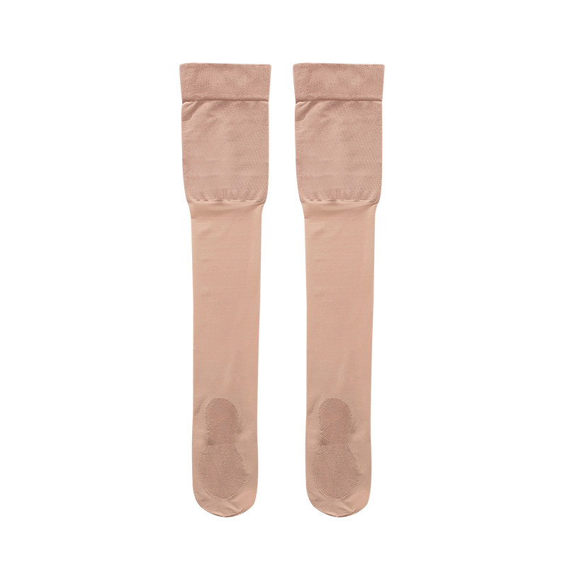 永春空调房护膝过膝加厚丝袜女50D春夏季薄款防滑半截袜长筒袜套,淘宝优惠券,粉丝福利购,淘宝优惠卷