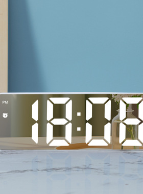 LED Digital Alarm Clock Large Display with Calendar for Home