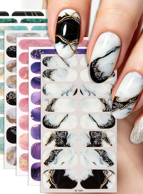 Gel nail sticker nail polish film for waterproof nails