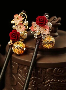 Chinese Style Elegant Wood Hair Stick For Women Girl Hairp S