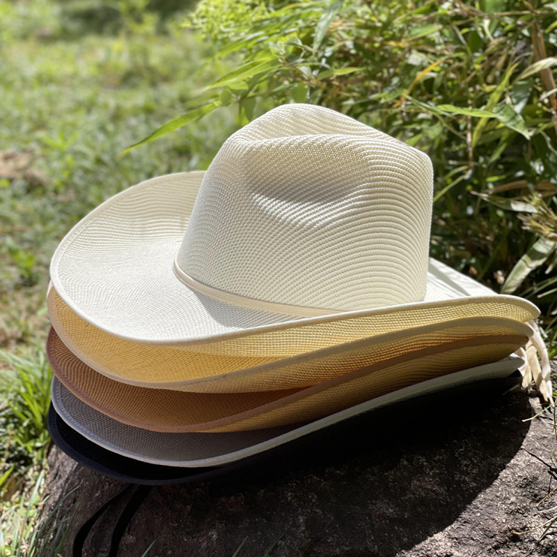 夏季西部牛仔帽子男女士户外旅游透气遮阳帽纯色爵士帽度假沙滩帽,淘宝优惠券,粉丝福利购,淘宝优惠卷