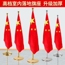 Multi-Spec Indoor Outdoor retractable Flag ground floor office Meeting Flag Titanium Golden Metal Mast flagpole
