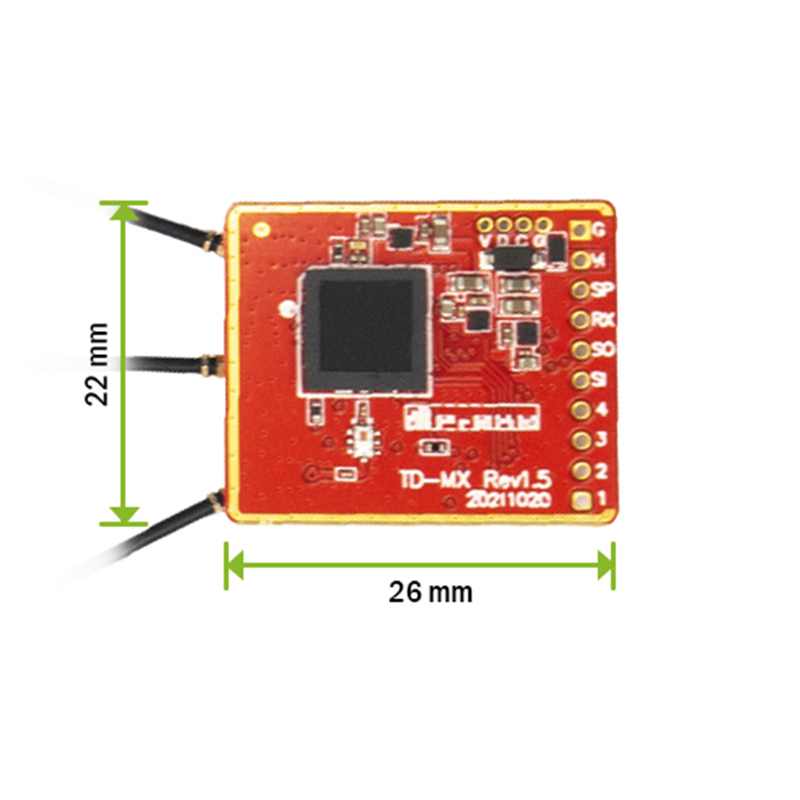 FrSky 睿思凯 TD MX 2.4GHz & 900MHz 双频段接收机 4CH PWM通道 - 图2