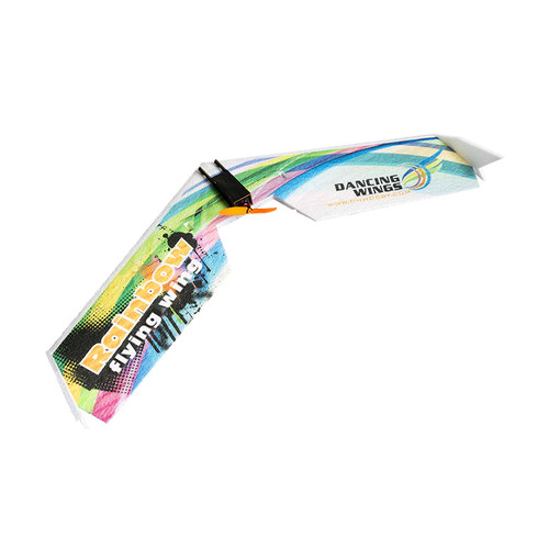 DWhobby电动遥控飞行固定翼彩虹飞翼三角翼800mm泡沫EPP耐摔飞机 - 图1