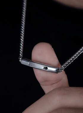 龙骨链项链男钛钢不掉色欧美嘻哈个性简约毛衣链女时尚百搭饰品潮