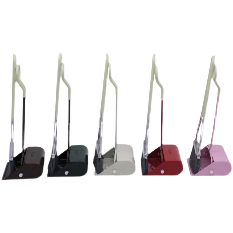 新品 正品日本dulton复古金属长柄小号家用清扫帚扫把簸箕套装铁 - 图3