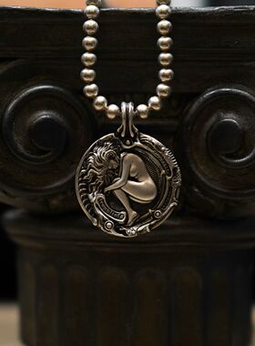 铁心银饰男士925纯银原创吊坠