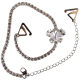 Aurora Zircon Bright Diamond Shoulder Strap Sexy Thin Transparent Invisible Strap Rhinestone Matching Dress Tube Top Versatile Decorative Underwear Strap