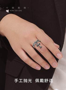 手工款925银戒指男女均可