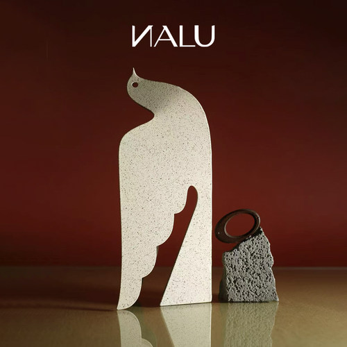 NALU那路飞鸟平衡摆件工艺品现代简约创意客厅别墅样板房装饰品 - 图2