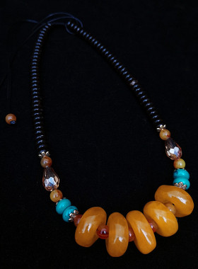 蜜蜡水晶圆珠通用时尚