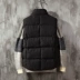 Áo khoác nam mùa thu giản dị xu hướng giới trẻ Hàn Quốc cộng với phân bón XL trẻ béo mặc áo vest cotton - Áo vest cotton Áo vest cotton