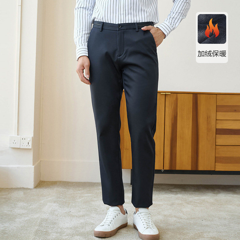 【烈儿专享】红豆男装加绒加厚休闲裤 红豆休闲裤