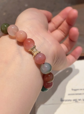 玛瑙手串女款手链天然