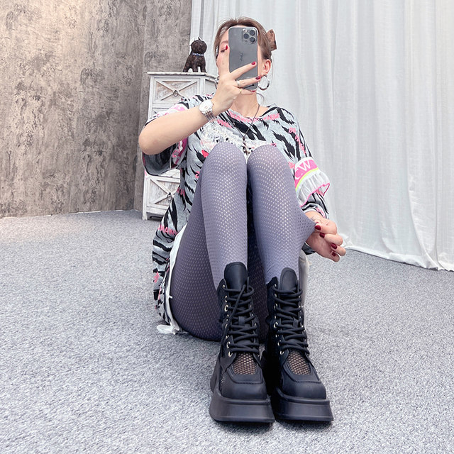 Thin leggings wear large stretch mesh breathable