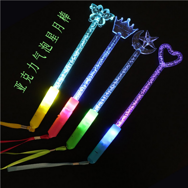 Flashing light stick, magic wand, toy