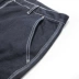 Hành tinh béo lớn quần áo thủy triều nam cộng với phân bón để tăng mỡ pants quần lửng chạm vào đường kẻ béo chín điểm quần jeans nam - Quần jean