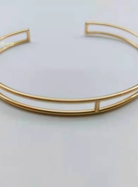 金银色简易精致女生手镯