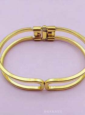 手环铜手镯铜简易女生