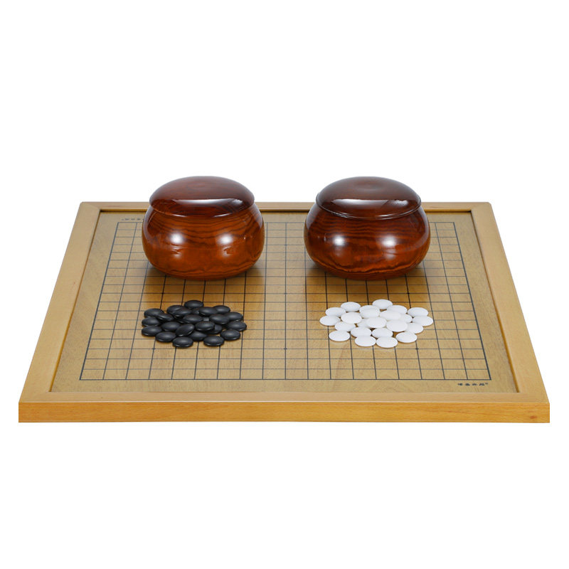 实木包边围棋棋盘套装儿童初学中国象棋二合一云子五子棋送礼比赛,淘宝优惠券,粉丝福利购,淘宝优惠卷